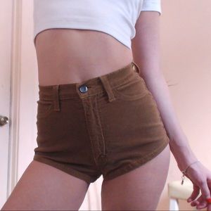 Fashion Nova Vibrant Corduroy High Rise Shorts S
